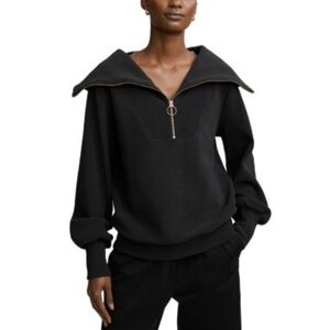 NWOT Varley Vine Zip-Up Pullover with Wide Collar